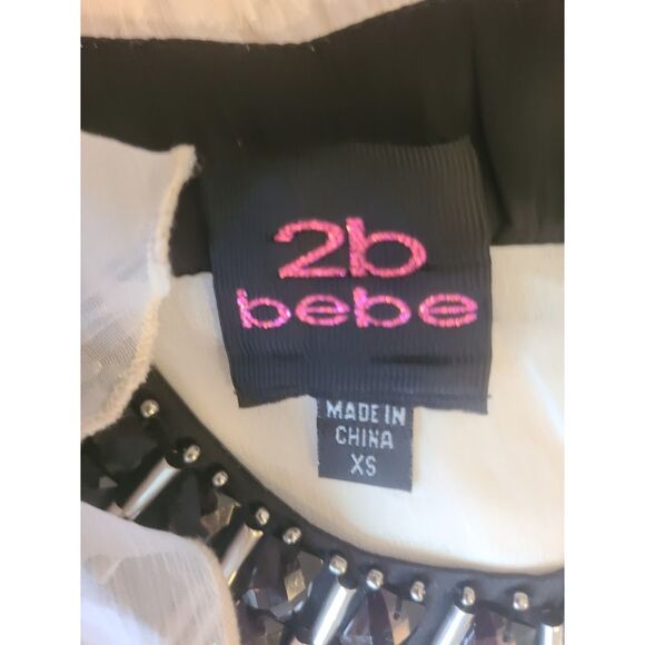 Embellished Y2K Bebe Blouse XS - Picture 3 of 3